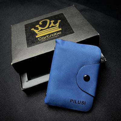 Unisex Synthetic Leather Card Holder