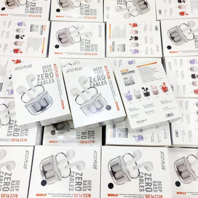 New AT12 Wireless Earbuds With Transparent Body