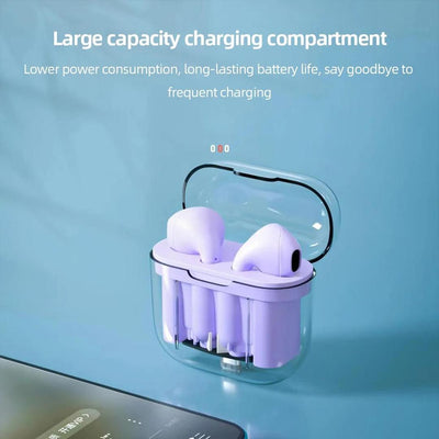 New AT12 Wireless Earbuds With Transparent Body