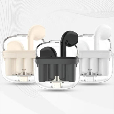 New AT12 Wireless Earbuds With Transparent Body
